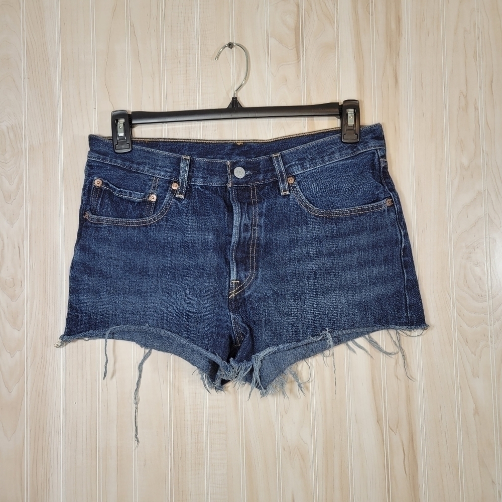 Levi Strauss Co Levi’s 501 Button-Fly Denim Cutoff Shorts Sz 32”